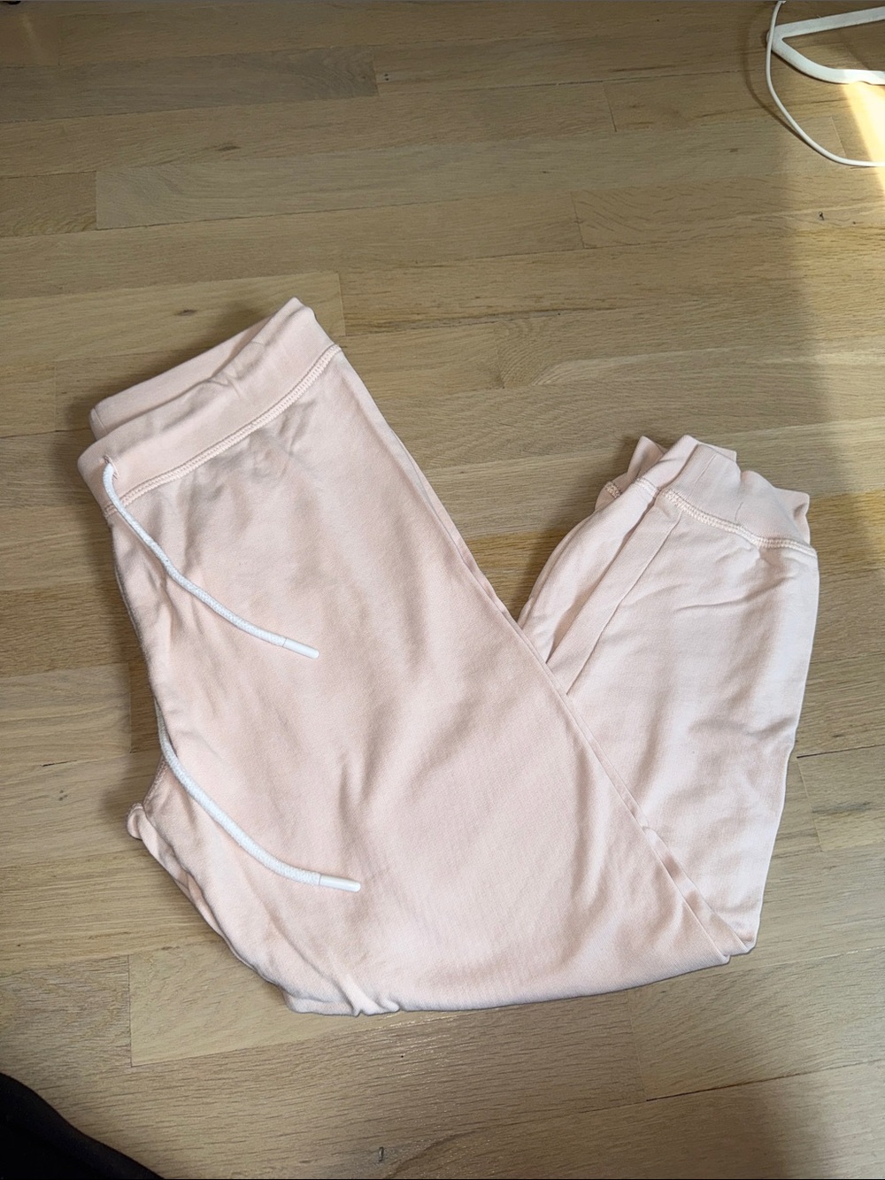 Leallo light Pink Drawstring Jogger sweats